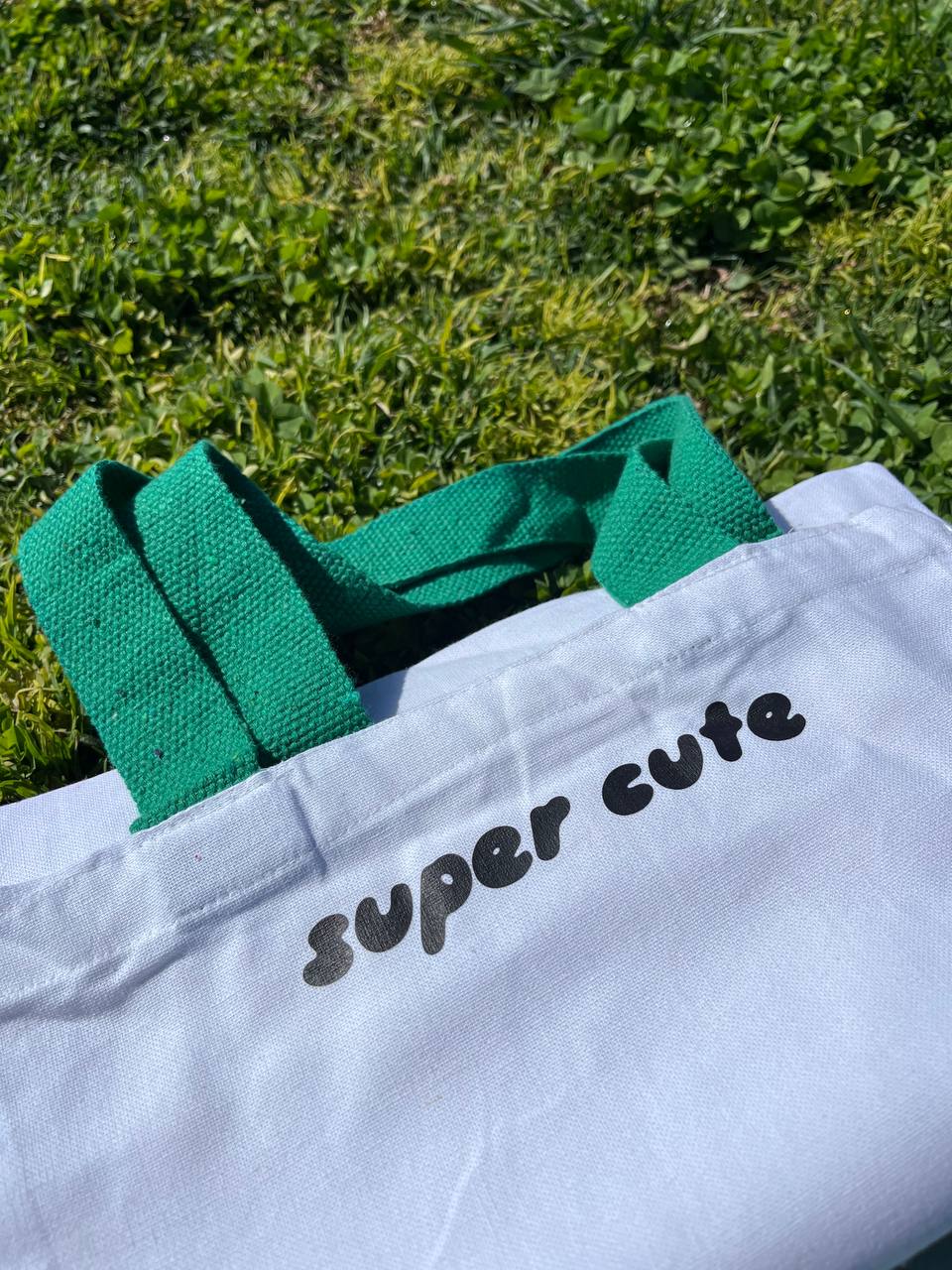 Wake-Up Bear Canvas Tote Bag – Eco-Friendly & Fun Design