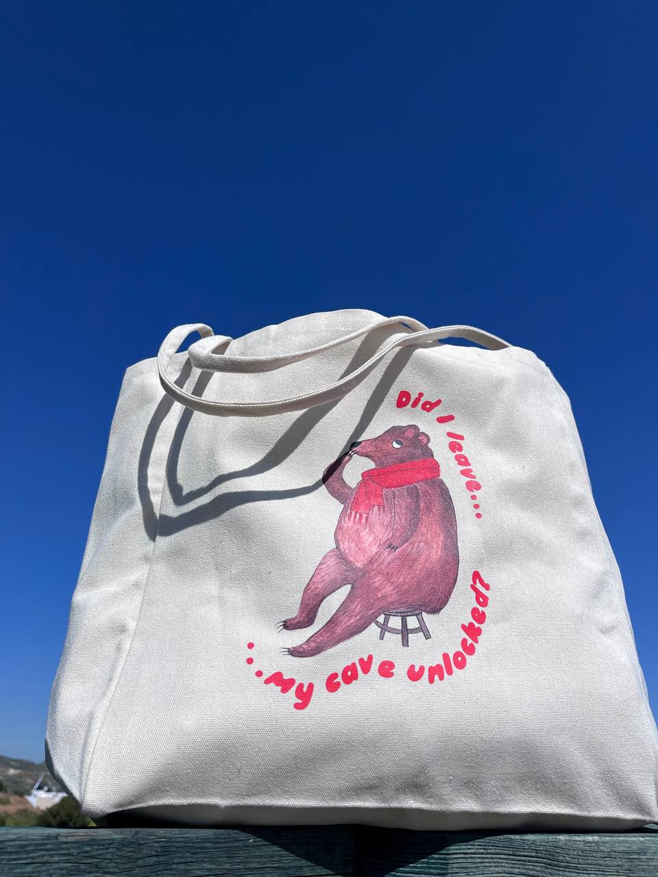 Oversized Canvas Tote Bag