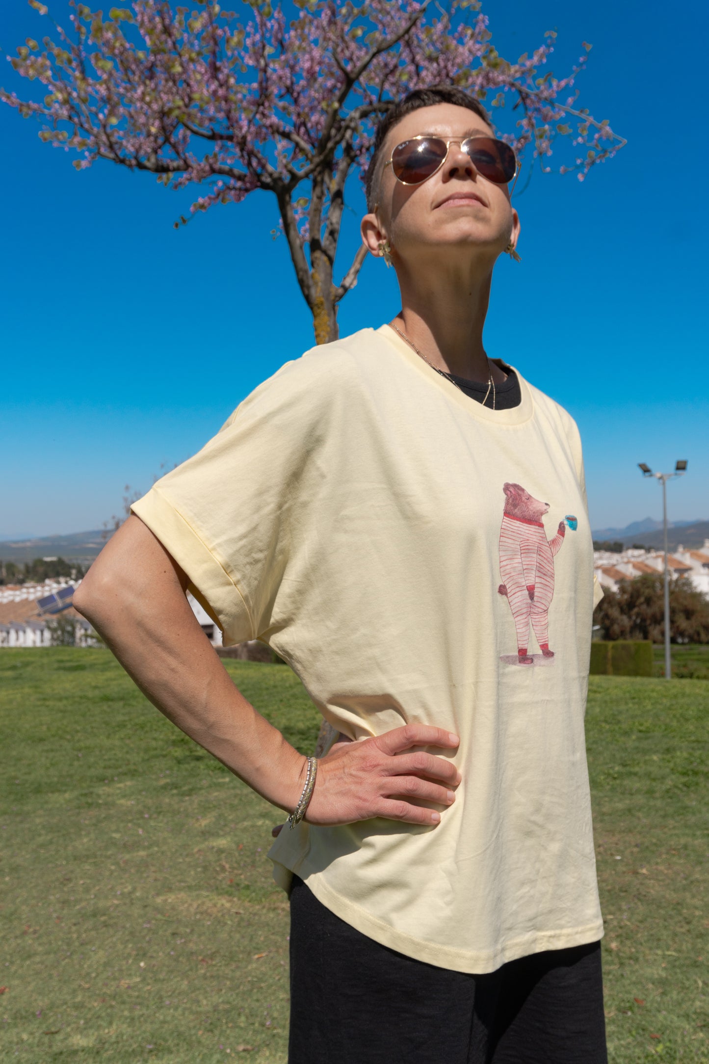 “Morning Bear” Organic Cotton T-Shirt