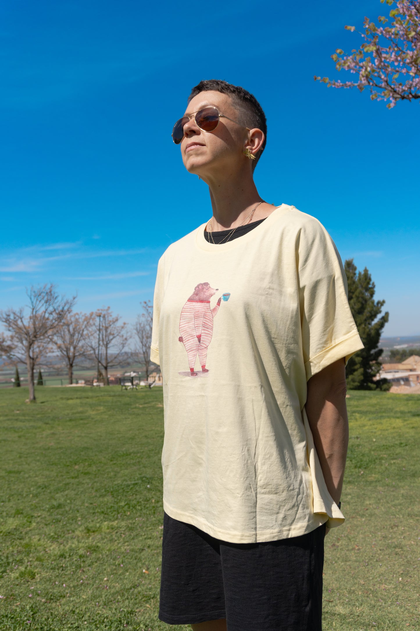 “Morning Bear” Organic Cotton T-Shirt