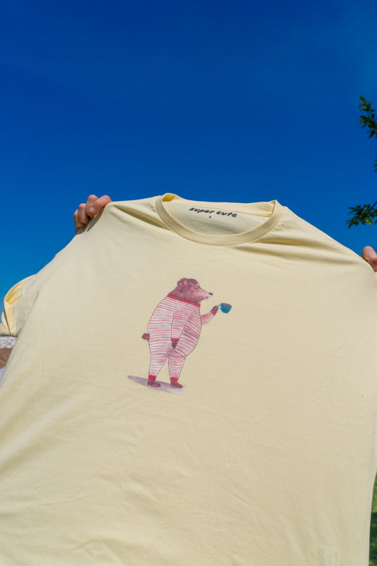 “Morning Bear” Organic Cotton T-Shirt
