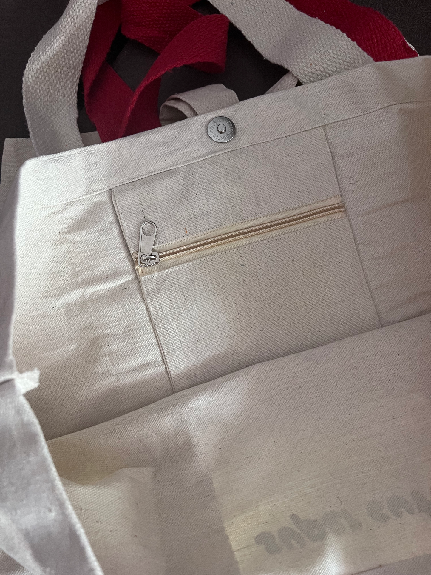 Extra-Large Canvas Tote Bag – Artist & Coffee Bear Designs