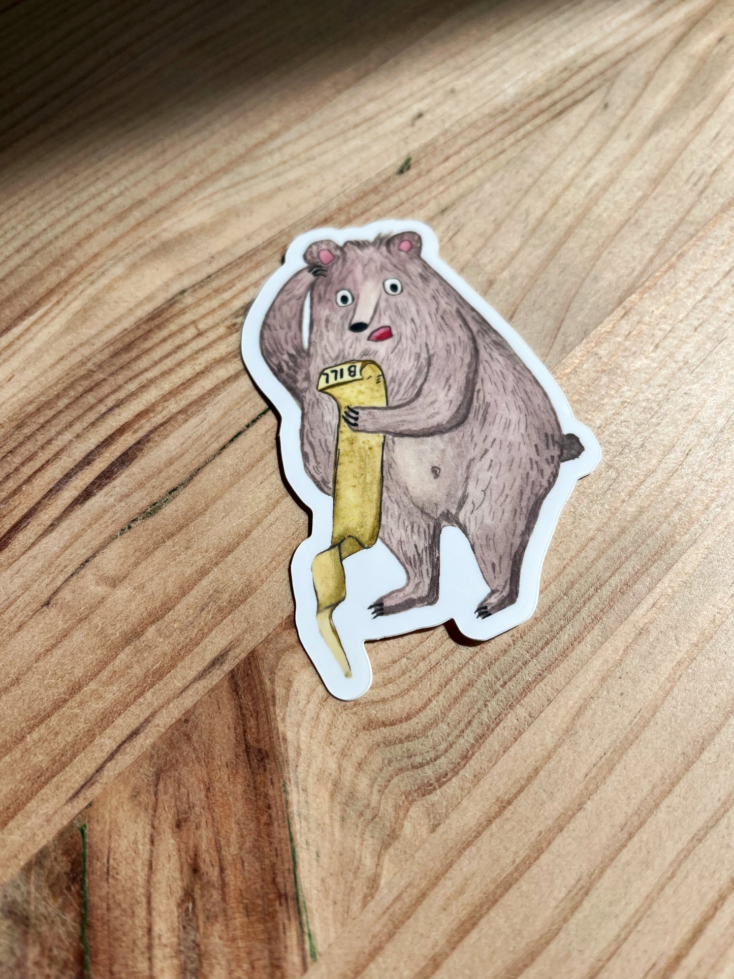 Tax Bill Vinyl Decorative Sticker